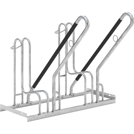 Bike rack, model 4700 XBF, single sided, 2 parking spaces.