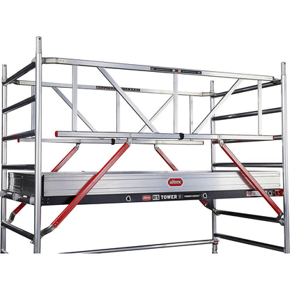 RS TOWER 54 folding tower, with Fiber-Deck® platform, working height 3.80 m.