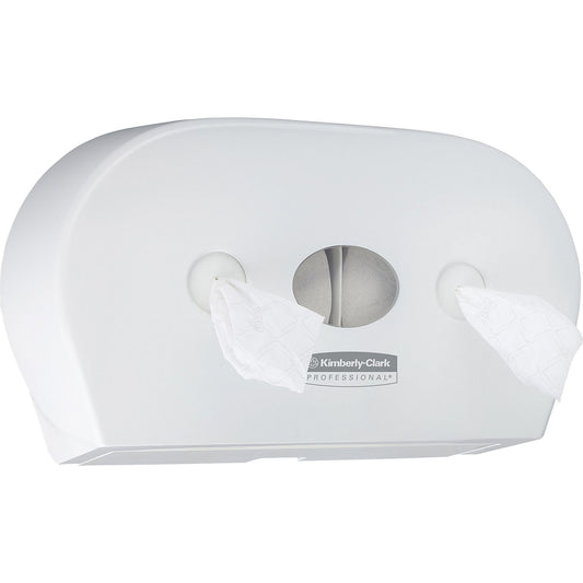 Scott® Control™ 7186 mini toilet paper dispenser, removal from the centre, plastic, white.
