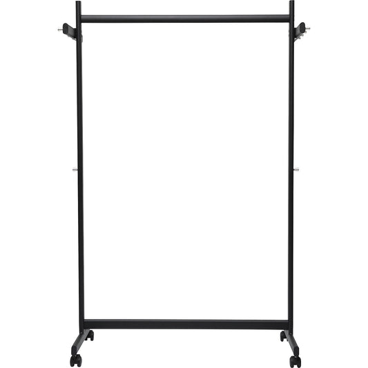 MAULsamba coat stand, 1 clothes rail, 8 hooks, 2 handbag hooks, black.
