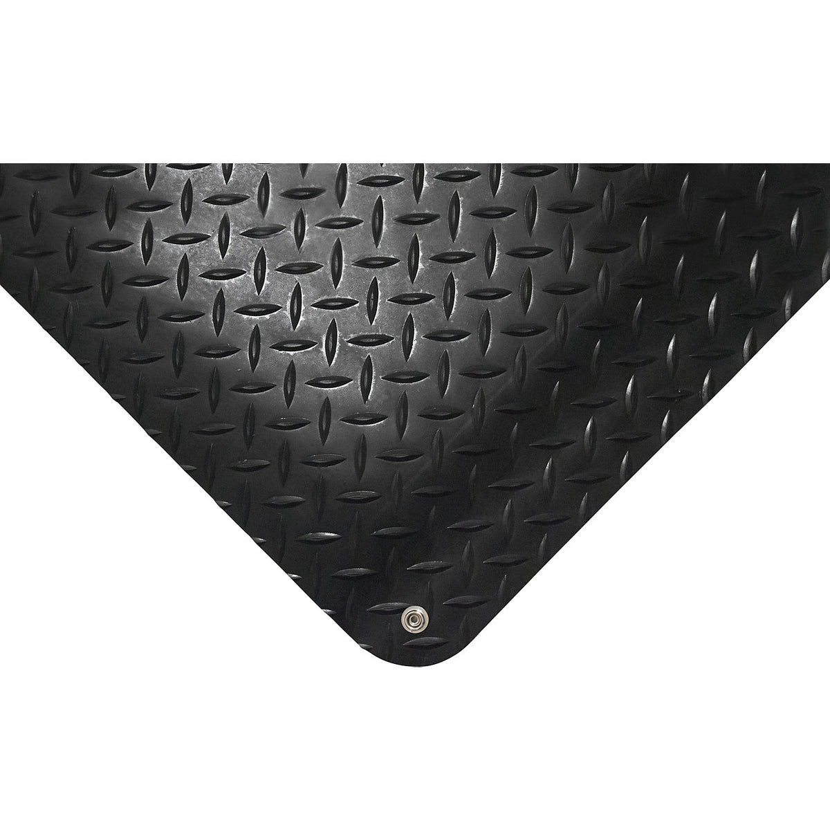 DECKPLATE anti-fatigue mat, cut to order, black, per m. x 1500 mm, max. 15 m.