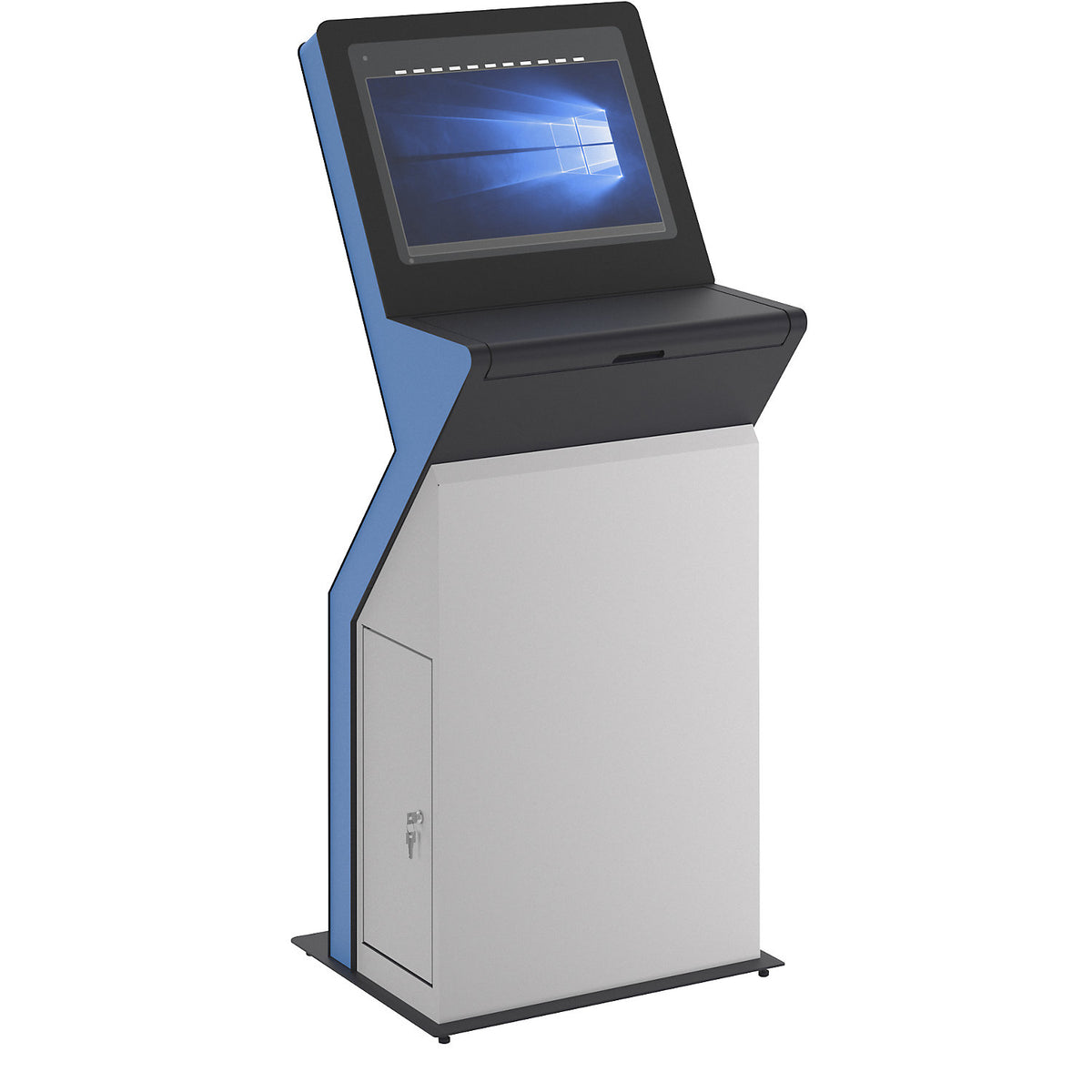 PC terminal cupboard, HxWxD 1500 x 690 x 590 mm, IP20.