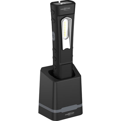WL1000R rechargeable work light, with charging station, 1000 lm, lithium polymer rechargeable battery.