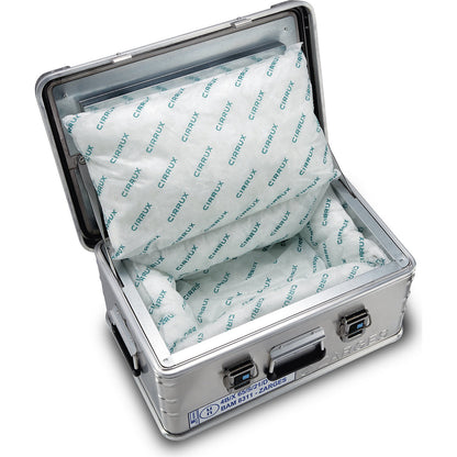 AKKU SAFE UNIVERSAL safety container, LxWxH 600 x 400 x 250 mm, aluminium.