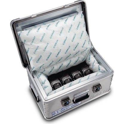 AKKU SAFE UNIVERSAL safety container, LxWxH 600 x 400 x 250 mm, aluminium.