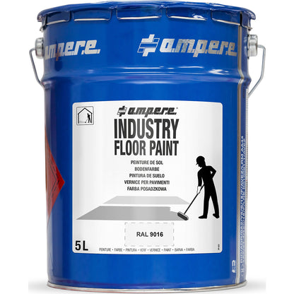 Industry Floor Paint® ground marking paint, capacity 5 l, white.