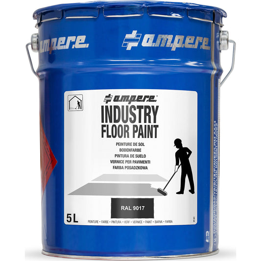 Industry Floor Paint® ground marking paint, capacity 5 l, black.