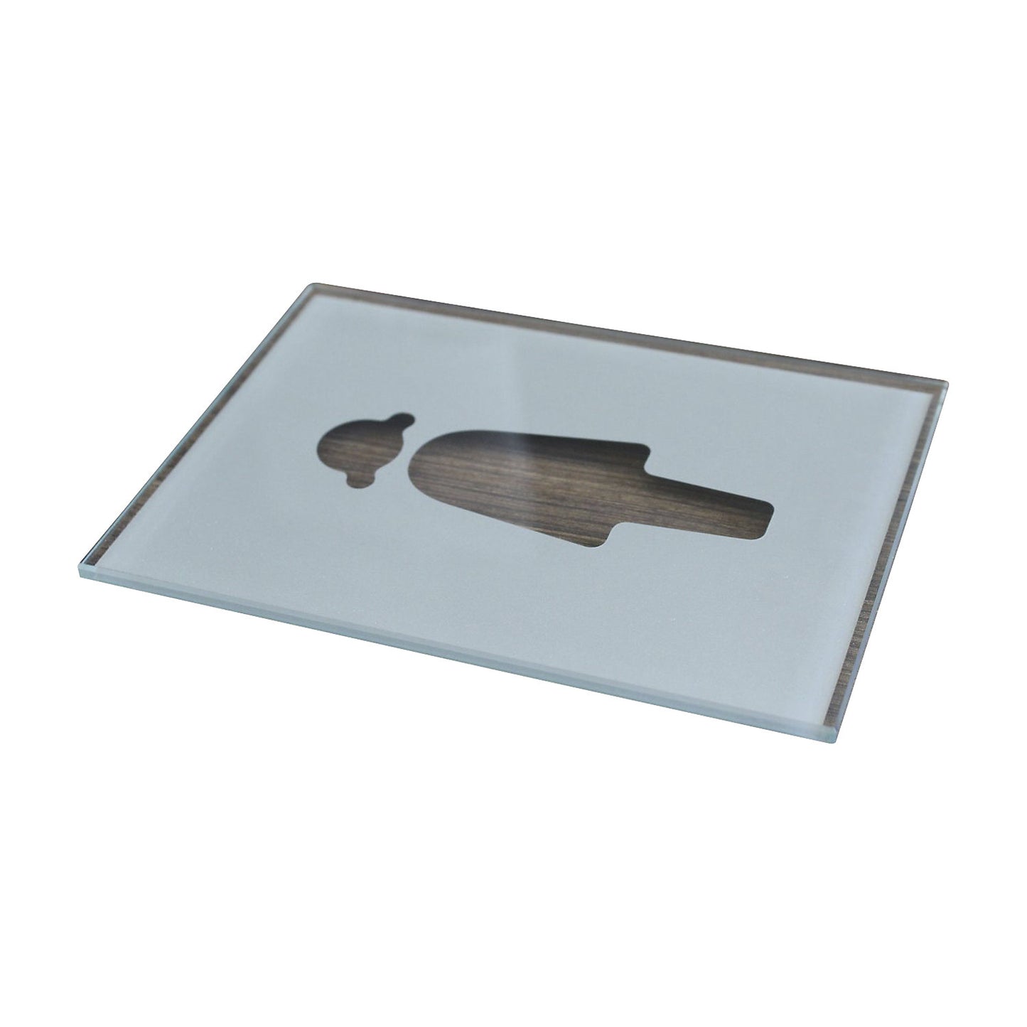 WC pictogram door sign, HxW 148 x 105 mm, self-adhesive, ladies'.