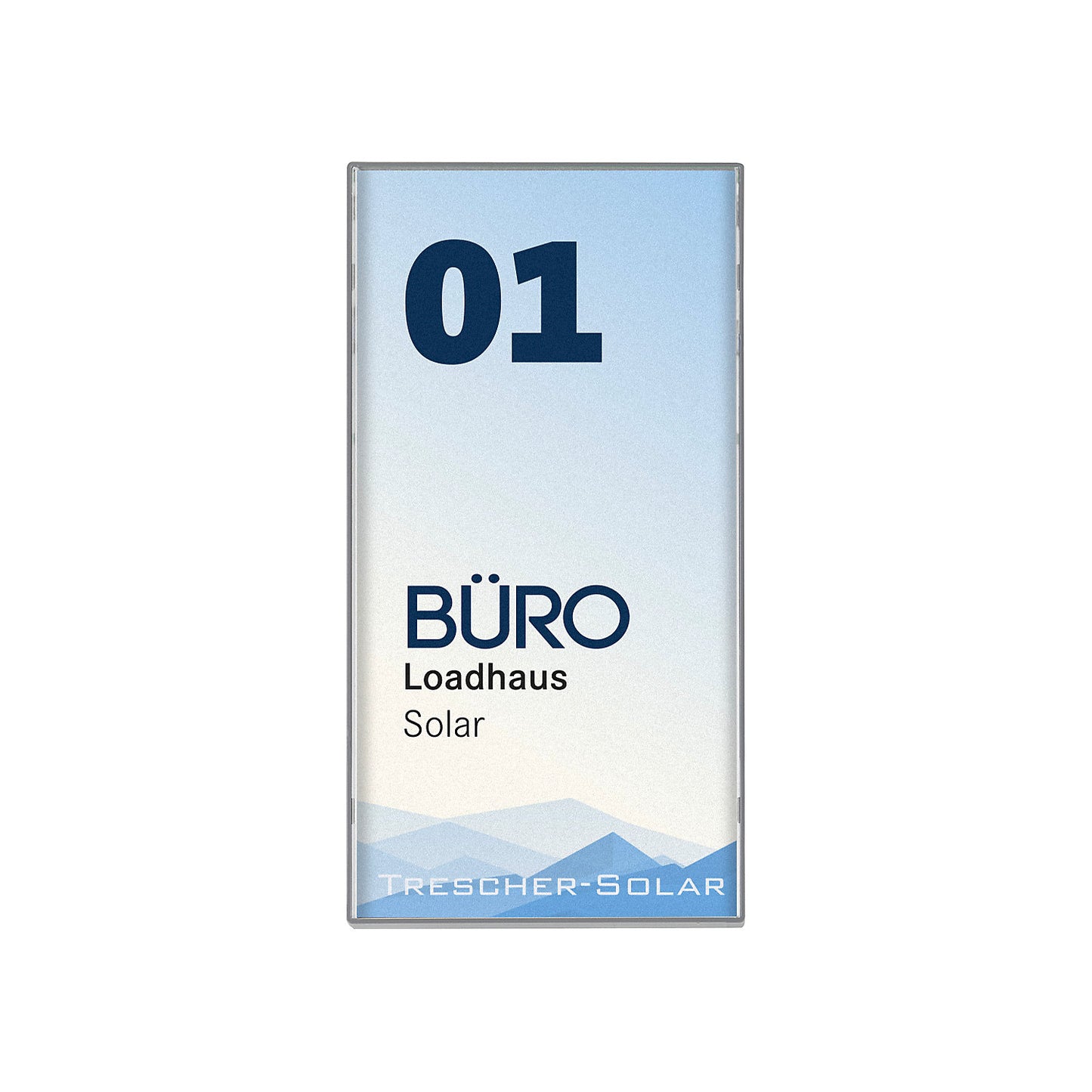 KAIRO Easy door sign, for size 150 x 75 mm, grey, pack of 5.