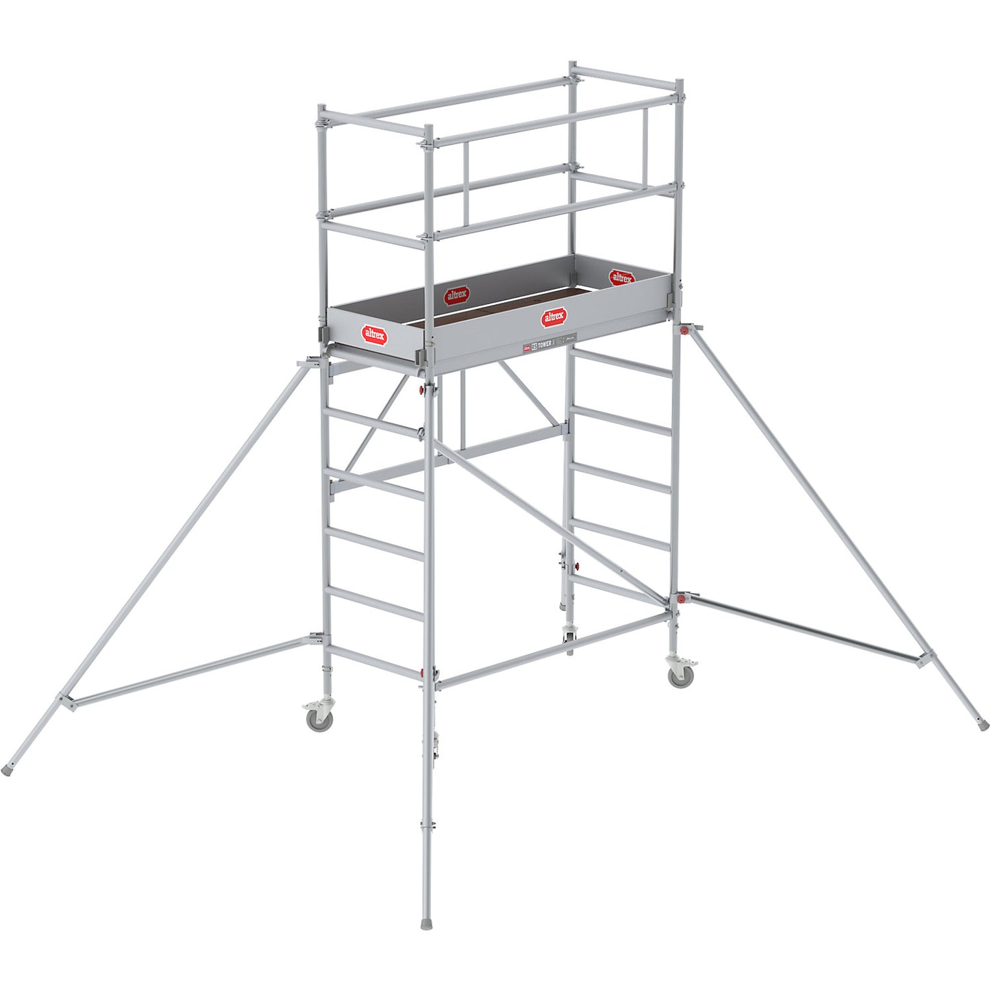 RS TOWER 34 folding tower, module 1+2, working height 3.80 m.