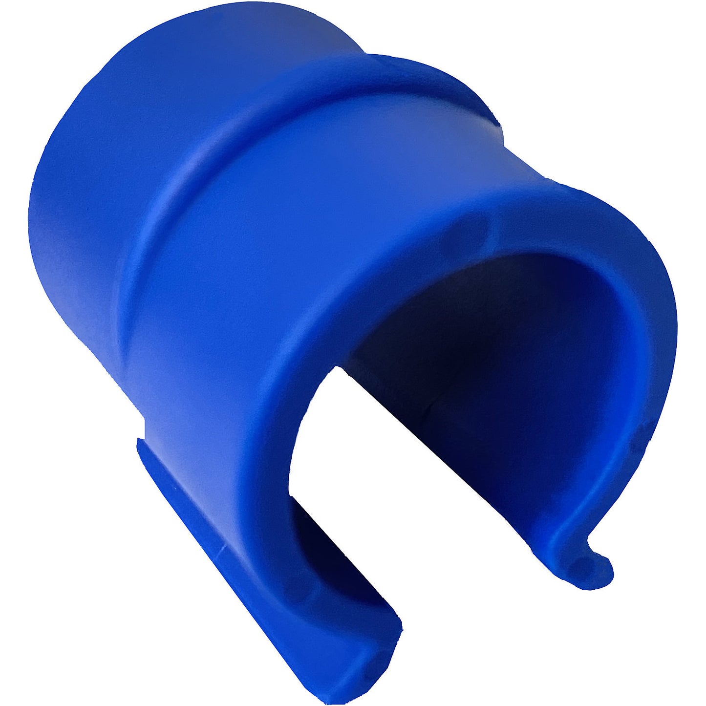 Waste sack fastening clip, pack of 10, blue.