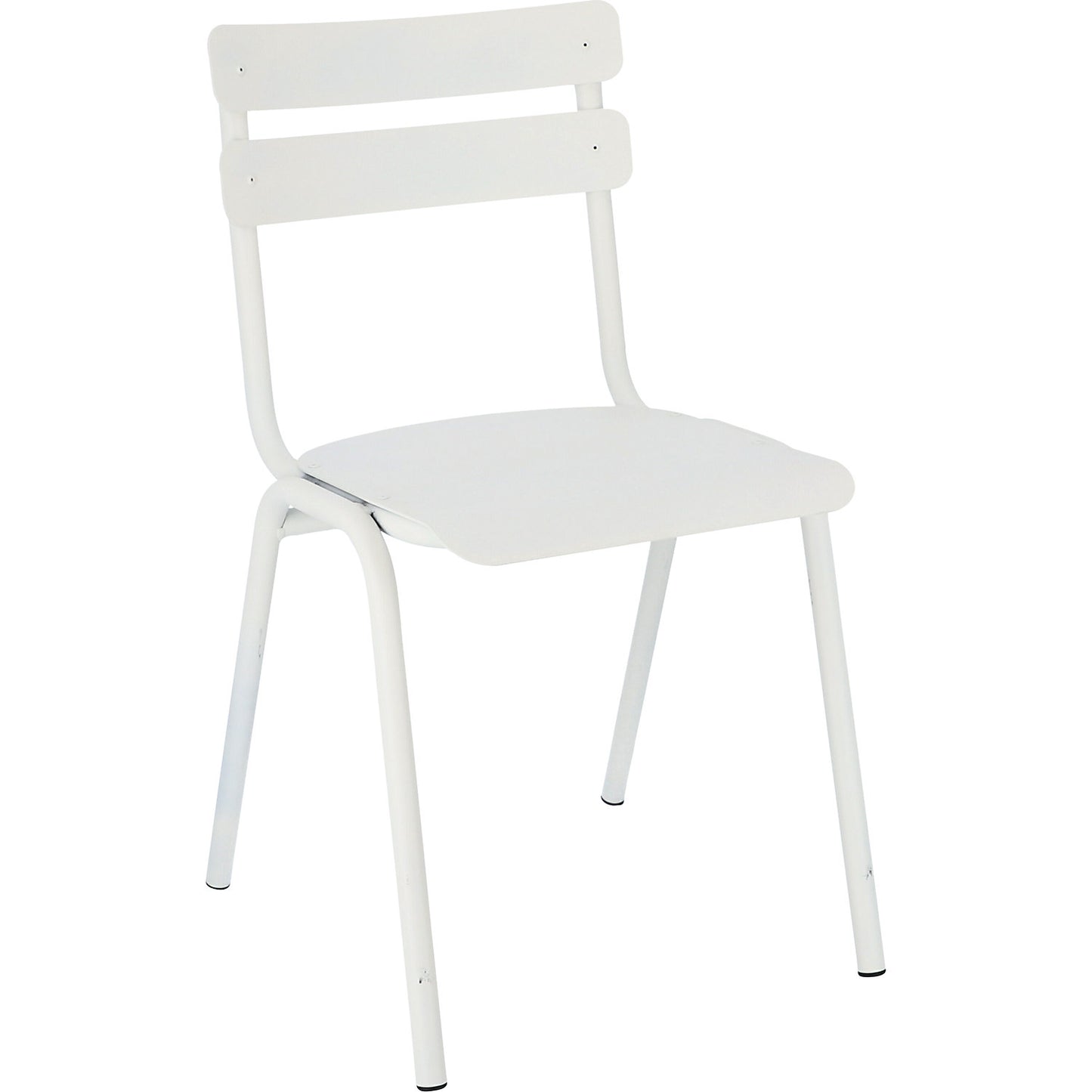 ONE outdoor chair, pack of 4, white.