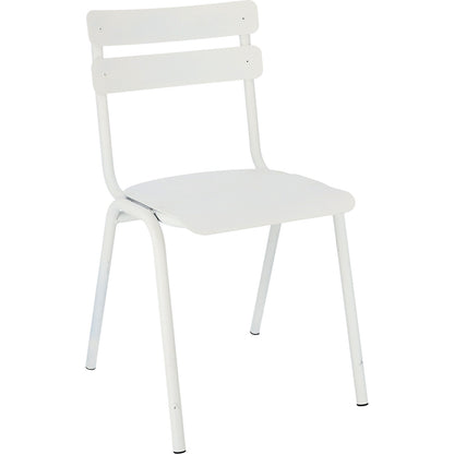 ONE outdoor chair, pack of 4, white.