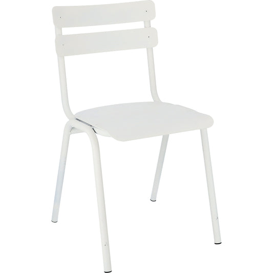 ONE outdoor chair, pack of 4, white.