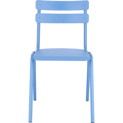 ONE outdoor chair, pack of 4, distant blue.