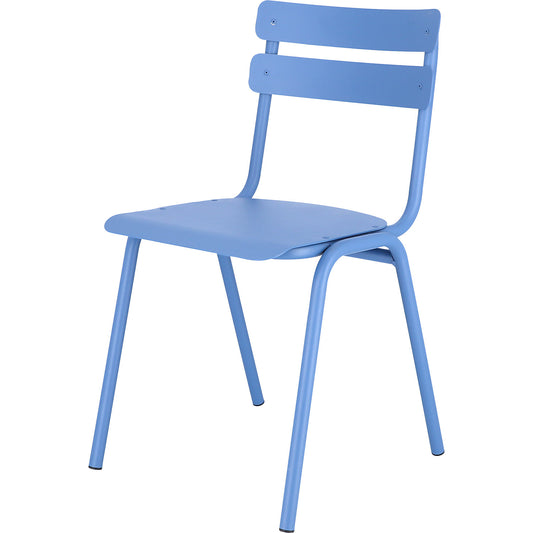 ONE outdoor chair, pack of 4, distant blue.