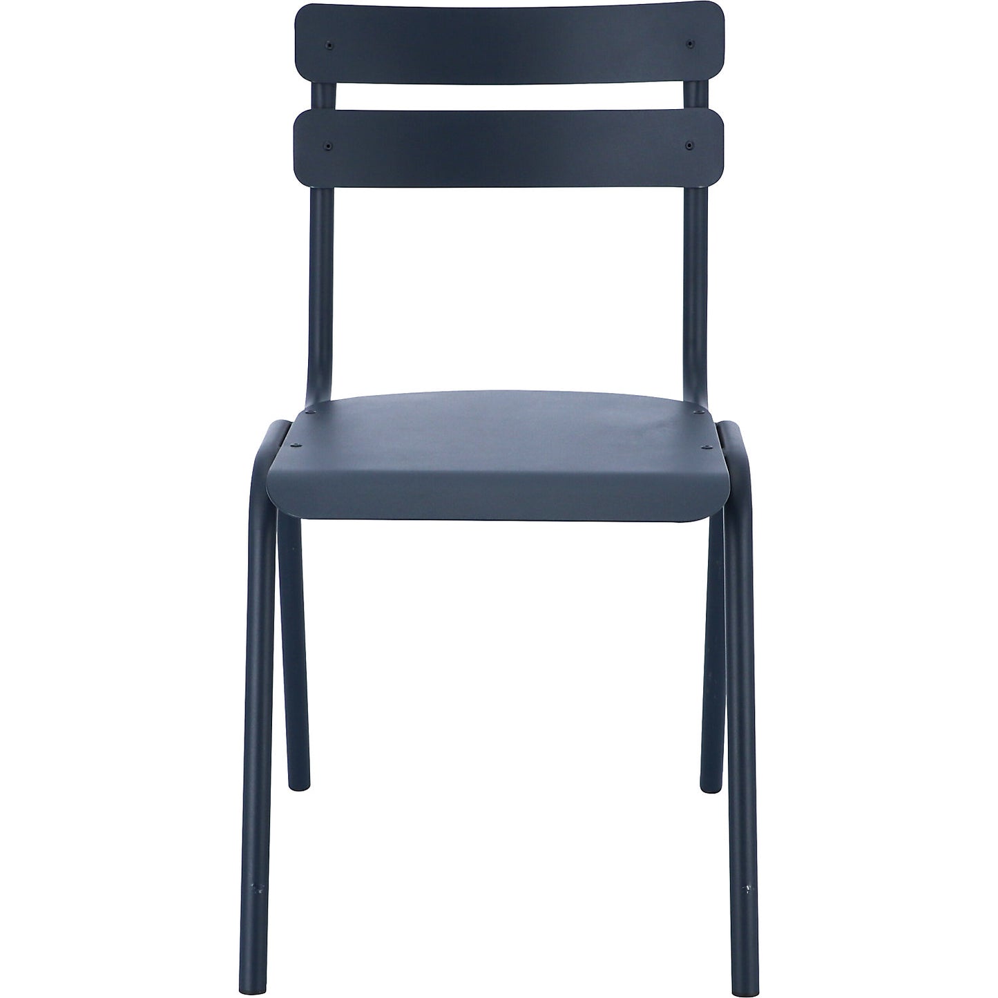 ONE outdoor chair, pack of 4, grey blue.