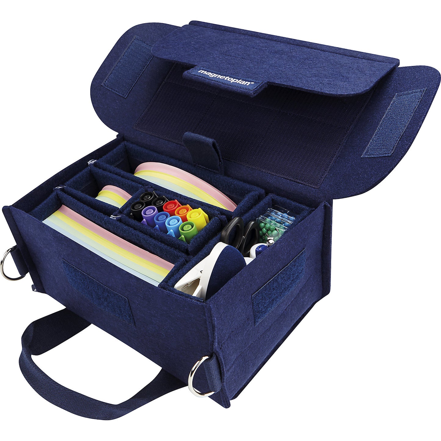 ecoAware presentation bag, HxWxD 180 x 290 x 145 mm, including accessories.