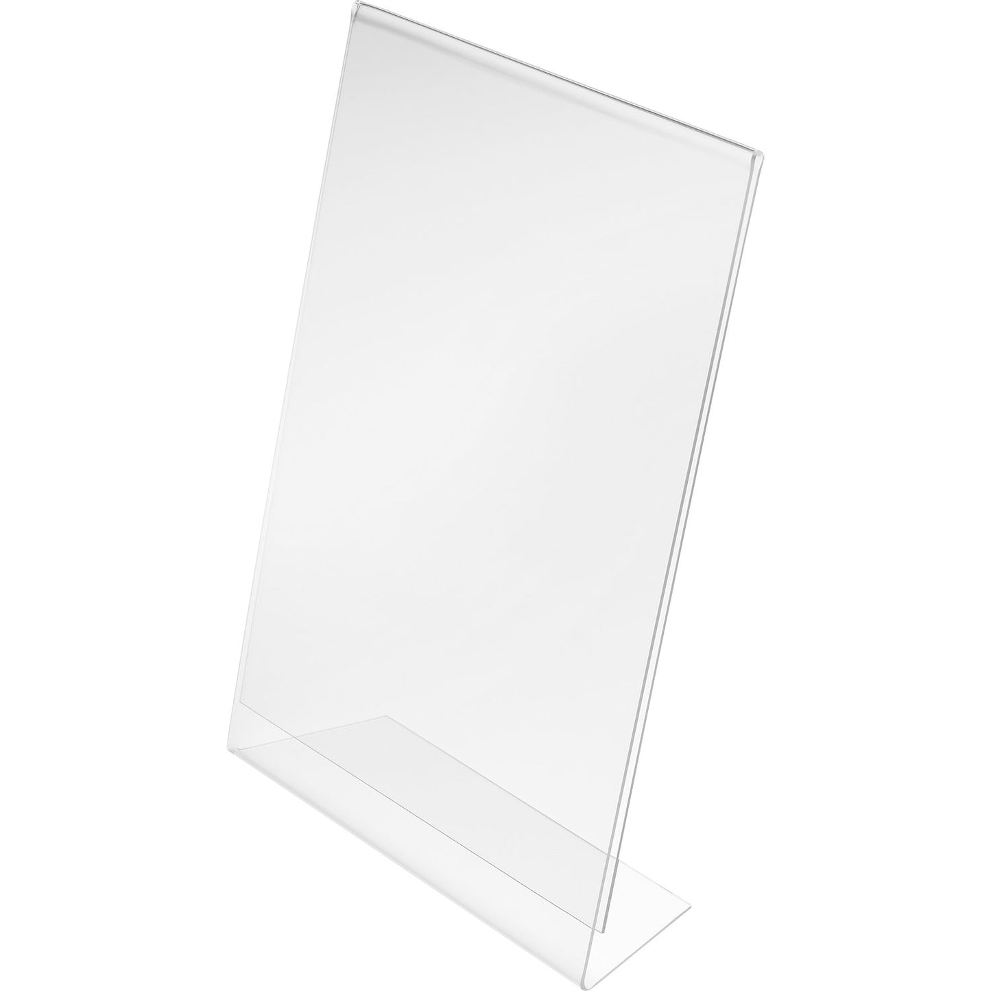 Tabletop display, inclined, polystyrene, format A5 portrait, pack of 4.