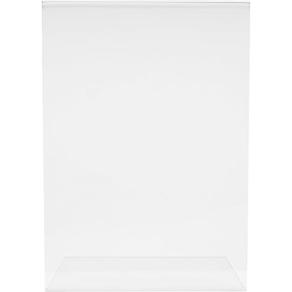 Tabletop display, inclined, polystyrene, format A6 portrait, pack of 6.