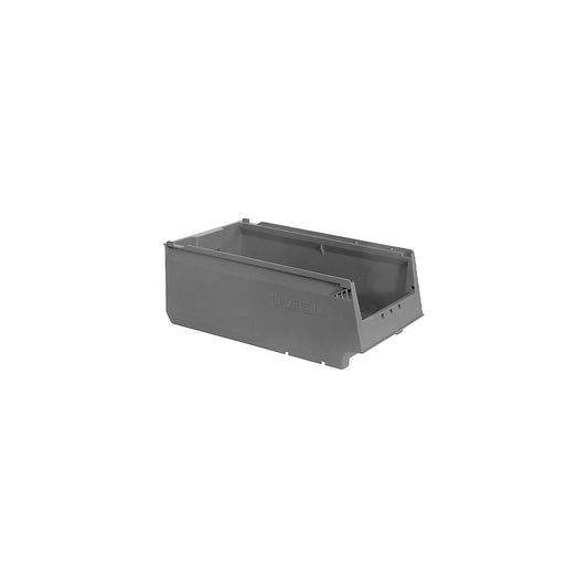 Shelf bin, made from recycled PP, LxWxH 400 x 230 x 150 mm, grey, pack of 14.
