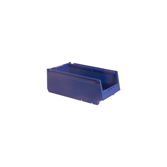 Shelf bin, made from recycled PP, LxWxH 400 x 230 x 150 mm, blue, pack of 14.