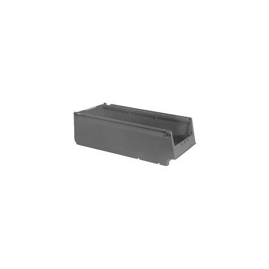 Shelf bin, made from recycled PP, LxWxH 500 x 230 x 150 mm, grey, pack of 10.
