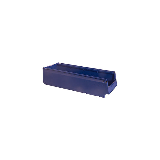 Shelf bin, made from recycled PP, LxWxH 600 x 230 x 150 mm, blue, pack of 10.