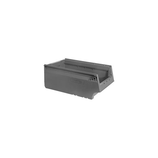 Shelf bin, made from recycled PP, LxWxH 500 x 310 x 200 mm, grey, pack of 8.