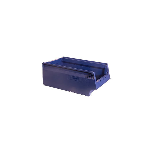 Shelf bin, made from recycled PP, LxWxH 500 x 310 x 200 mm, blue, pack of 8.