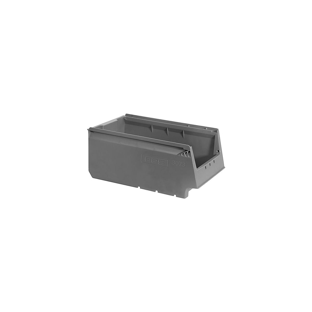 Shelf bin, made from recycled PP, LxWxH 350 x 206 x 150 mm, grey, pack of 16.