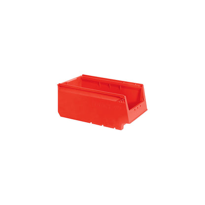 Shelf bin, made from recycled PP, LxWxH 350 x 206 x 150 mm, red, pack of 16.
