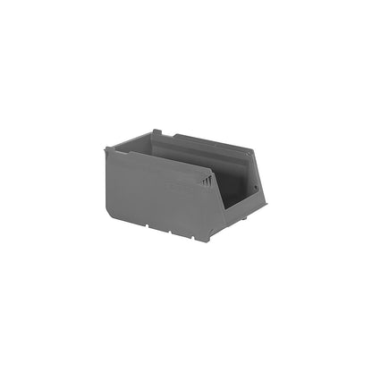 Shelf bin, made from recycled PP, LxWxH 250 x 148 x 130 mm, grey, pack of 36.