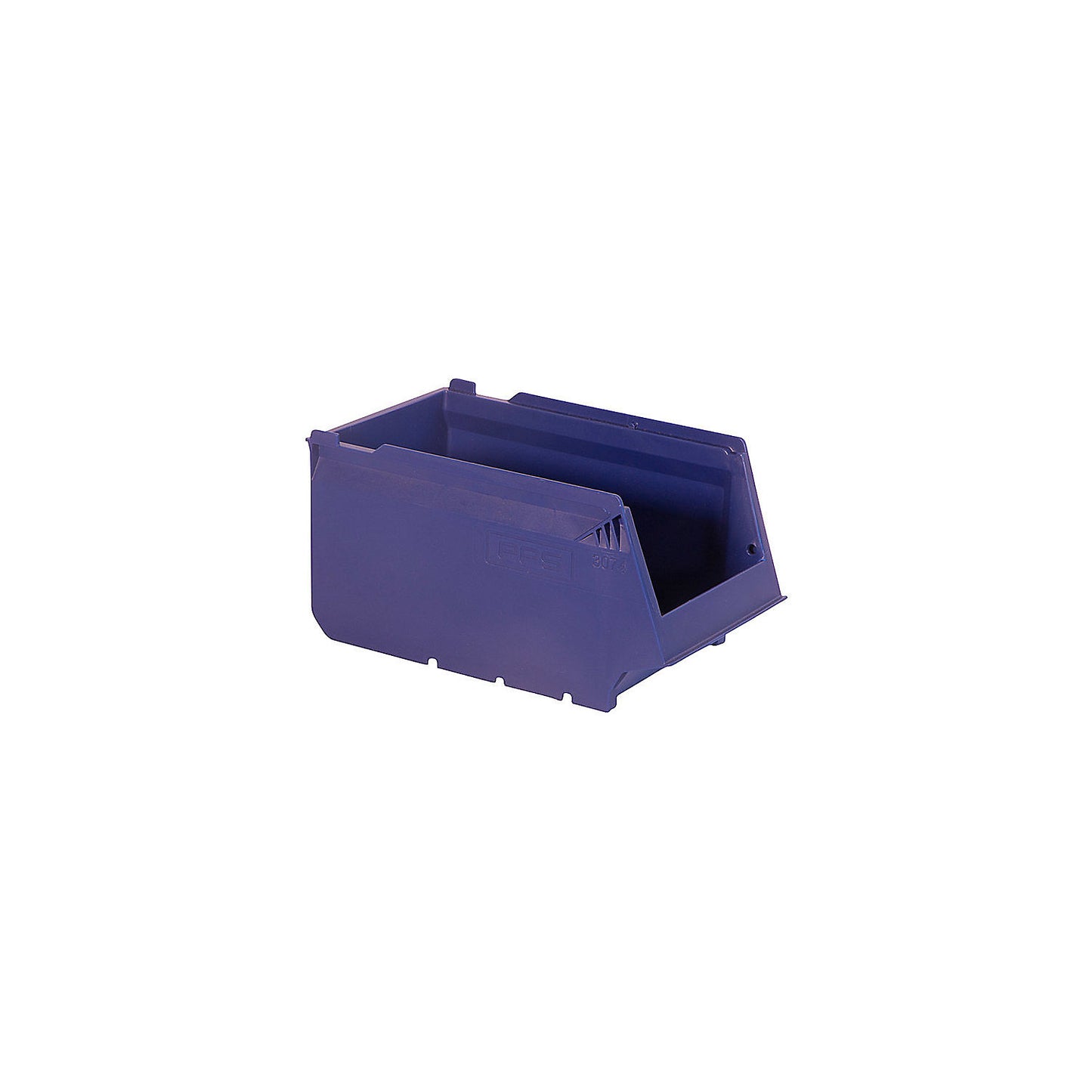 Shelf bin, made from recycled PP, LxWxH 250 x 148 x 130 mm, blue, pack of 36.