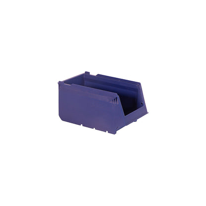Shelf bin, made from recycled PP, LxWxH 250 x 148 x 130 mm, blue, pack of 36.
