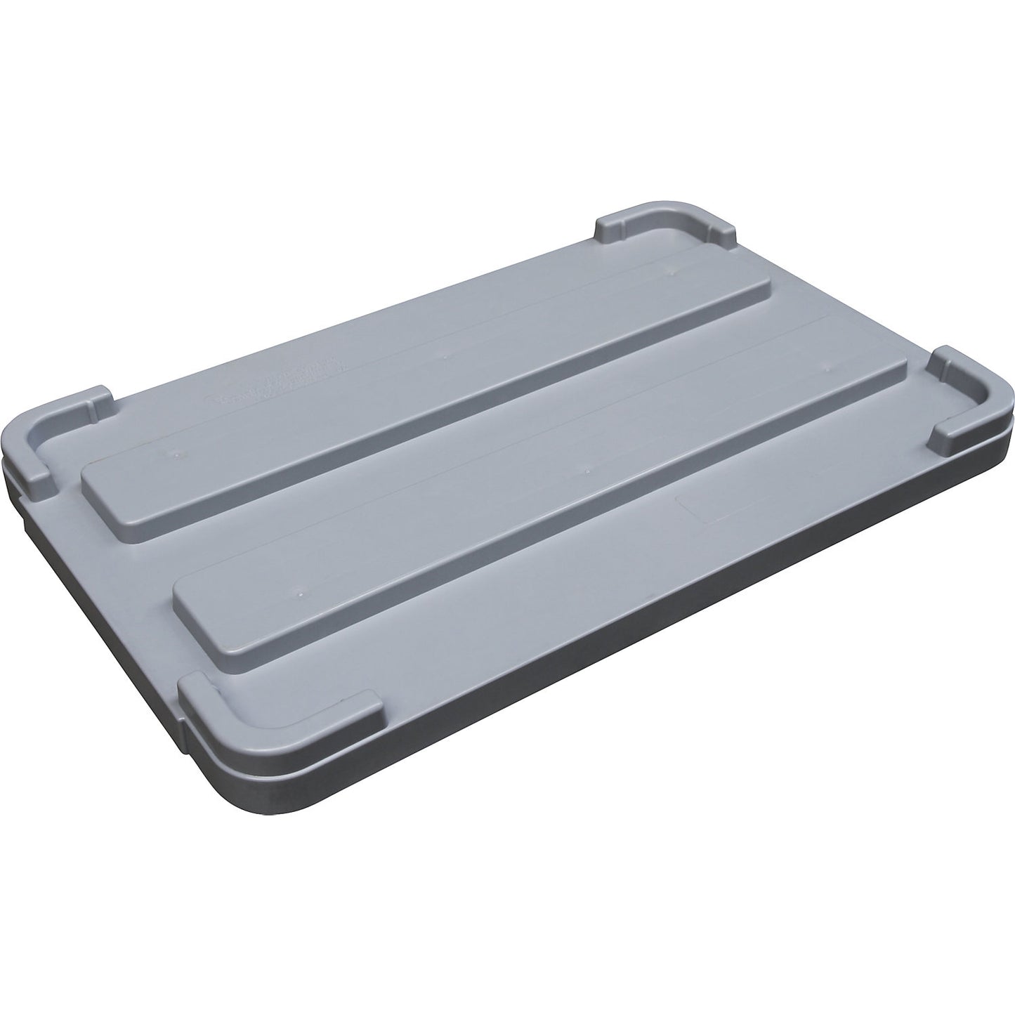 Cover for used battery box, for 300 l capacity, LxW 1030 x 650 mm, grey.