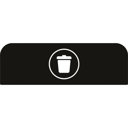 Configure™ notice board, for 87 litre container, black.