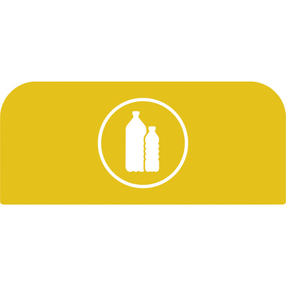 Configure™ notice board, for 87 litre container, yellow.