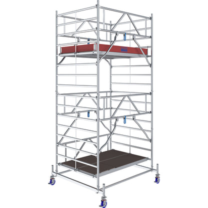 STABILO Series 50 mobile access tower, platform length 2.50 m, working height 5.40 m.