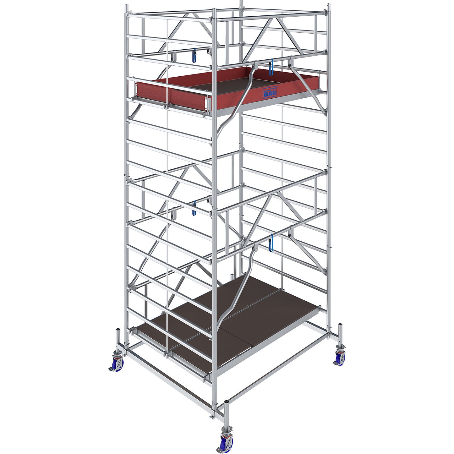 STABILO Series 50 mobile access tower, platform length 2.50 m, working height 5.40 m.