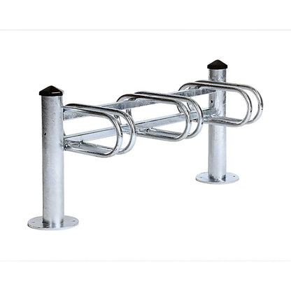 MERCURE bicycle rack, 3 parking spaces, single-sided, hot dip galvanised.