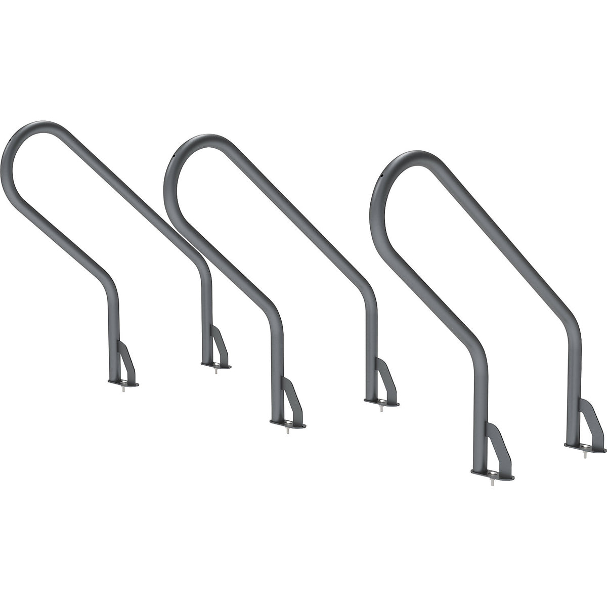 OPTIMUM theft protection, for bicycle racks, grey.