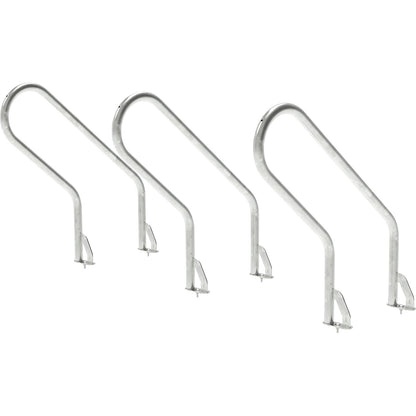OPTIMUM theft protection, for bicycle racks, hot dip galvanised.