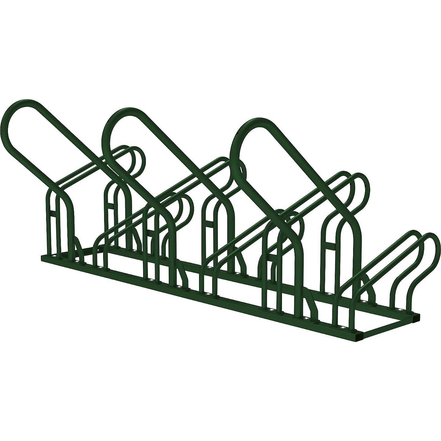 OPTIMUM theft protection, for bicycle racks, moss green.