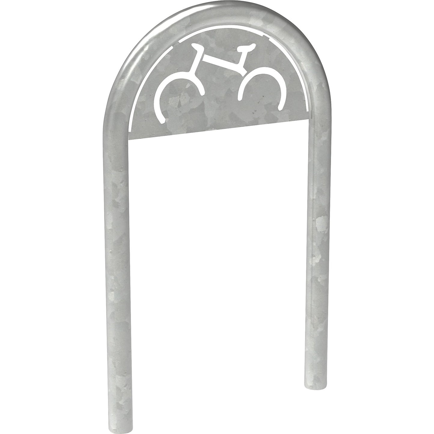 Parking rail with sign, Ø 60 mm, hot dip galvanised.