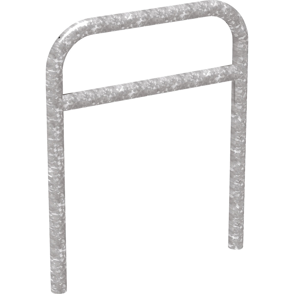 Parking rail with crossbar, Ø 50 mm, for concreting in, hot dip galvanised.