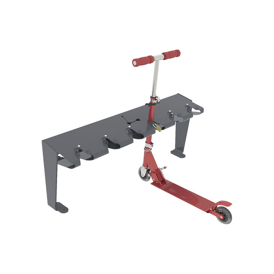 Scooter rack, for floor installation, grey.