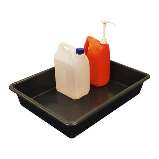 Universal small container tray, capacity 28 l, 645 x 490 x 120 mm, stackable.