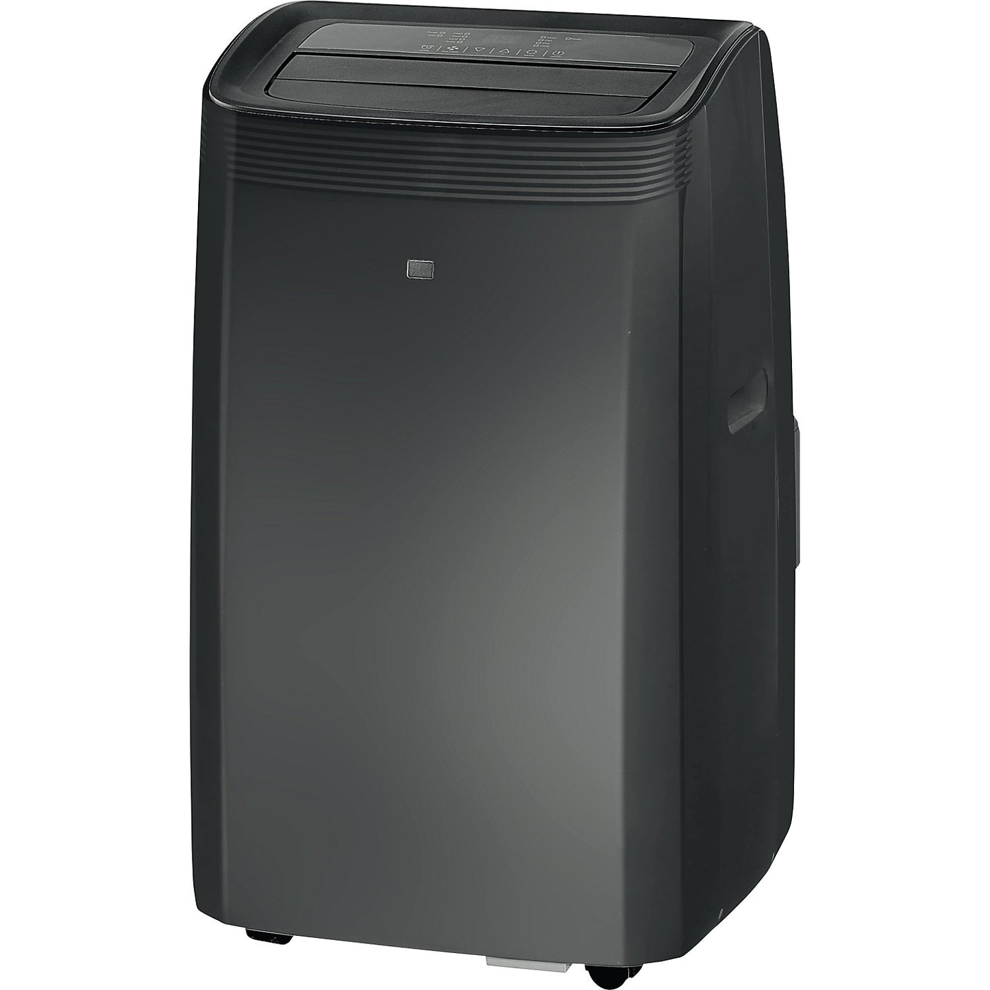 9000 BTU mobile air conditioner, 2.6 kW, A++, 3-in-1 unit, black.