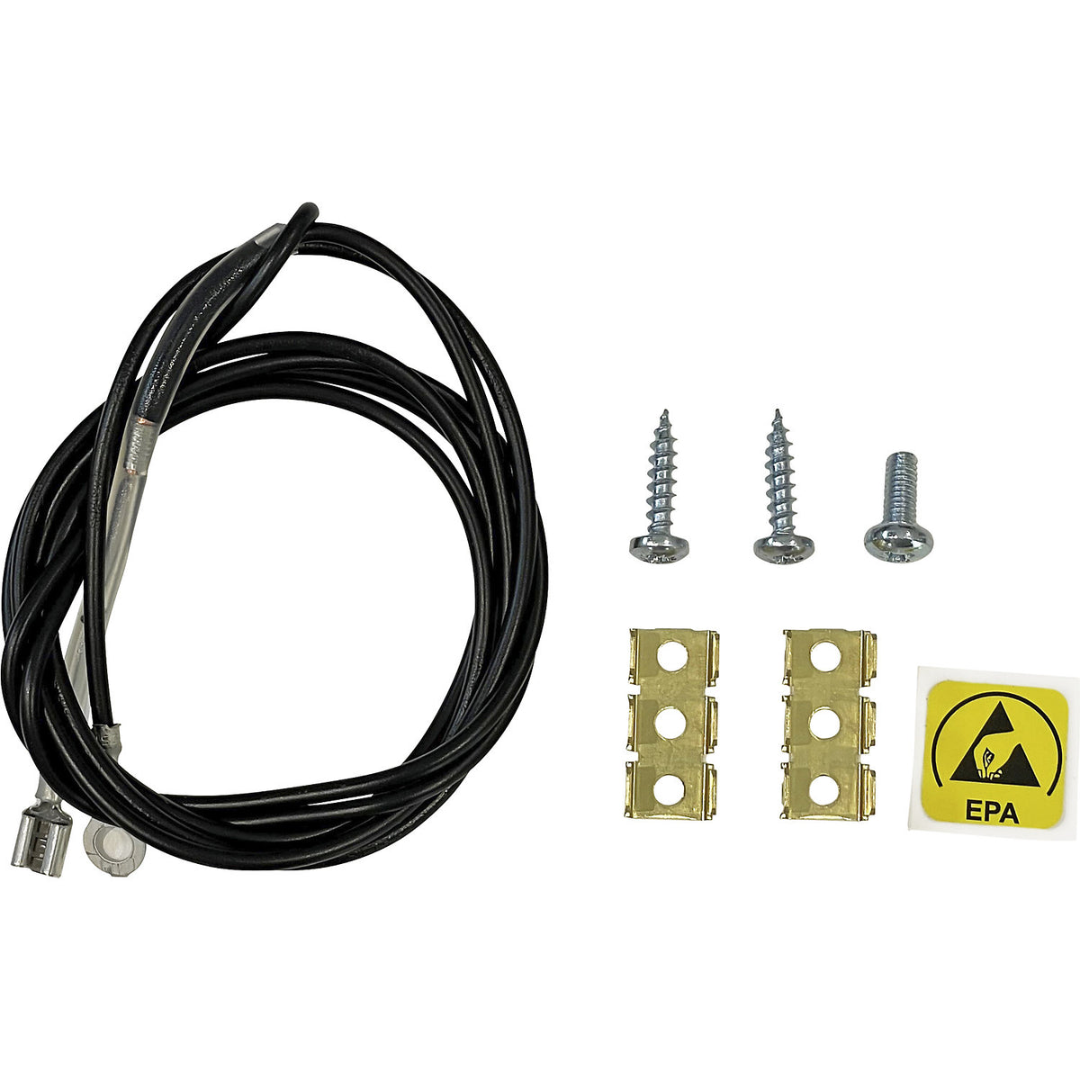 ESD earthing kit, for Treston QuatreX, for installation between ESD tabletop and frame.